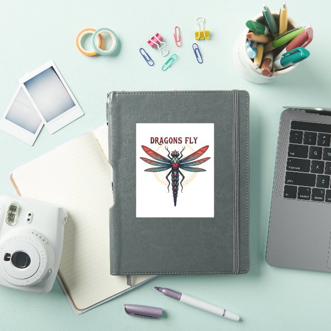 Coole gedrehte Steampunkdragonfly - Drachen fliege Aufkleber (iPad Hülle)