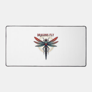 Coole gedrehte Steampunkdragonfly - Drachen fliege Schreibtischunterlage