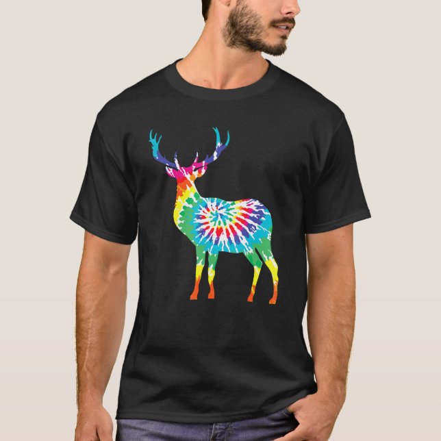 Coole Gefärbte Krawatte Cougar Puma Animal Hippie  T-Shirt (Vorderseite)
