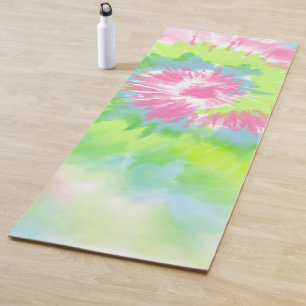 Coole Gefärbte Krawatte des Regenbogens Yogamatte