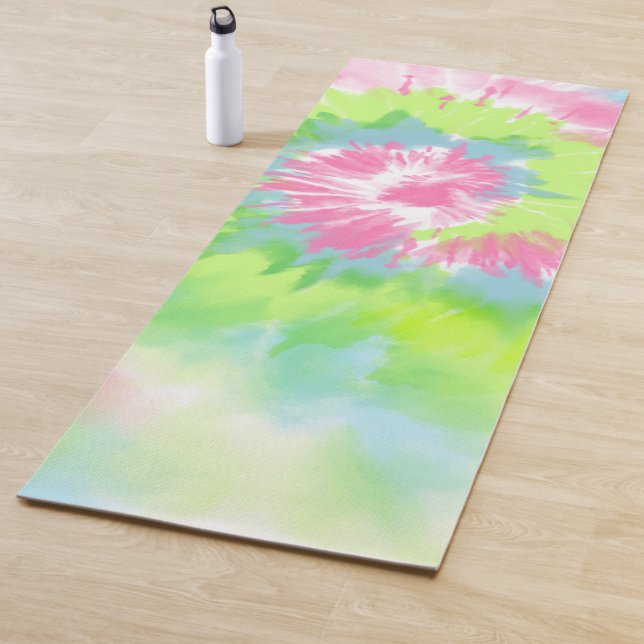 Coole Gefärbte Krawatte des Regenbogens Yogamatte (Beispiel)