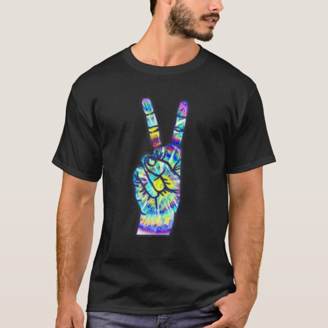 Coole Gefärbte Krawatte für Jungen und Mädchen T-Shirt (Vorderseite)