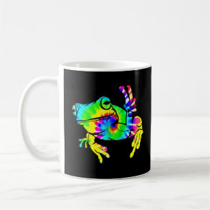 Coole Gefärbte Krawatte Peace Frog Funny Hippie Ta Kaffeetasse