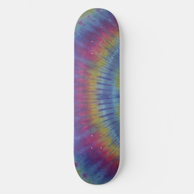 Coole Gefärbte Krawatte Skateboard (Vorderseite)