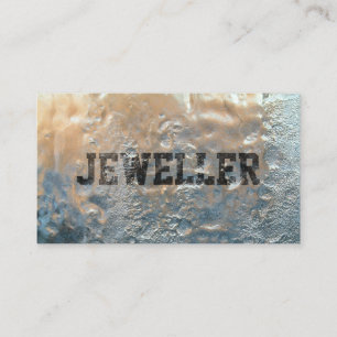 Coole gefrorene Eis-Schmuck-Geschäfts-Karte Visitenkarte