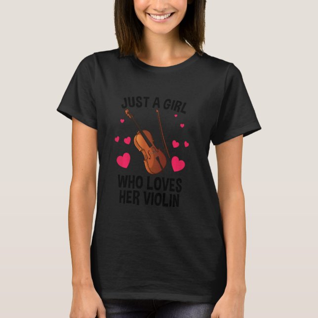 Coole Geige für Frauen Geige Geige Geige Pl T-Shirt (Vorderseite)
