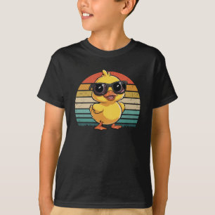Coole gelbe Gummihaube in Sonnenbrille Retro Funny T-Shirt