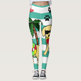 Coole gelbe Labrador-Sonnenbrille-Labrador-Mama Leggings