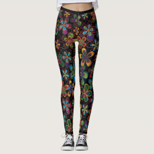 Coole gemusterte Designer-Leggings Leggings