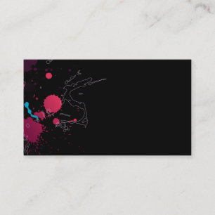 coole Geschäftskarte Visitenkarte