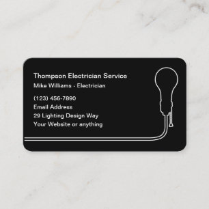 Coole Geschäftskarten der modernen Elektrotechnik Visitenkarte