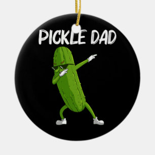 Coole Geschenkgurke für Papa Vater Big Dill Gurke Keramik Ornament