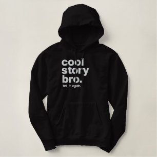 COOLE GESCHICHTE BRO BESTICKTER HOODIE