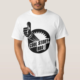 Coole Geschichte Bro greift oben ab T-Shirt