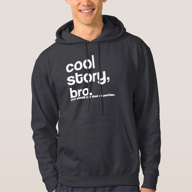 Coole Geschichte Bro Hoodie (Vorderseite)