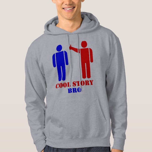 Coole Geschichte Bro Theorie Hoodie (Vorderseite)