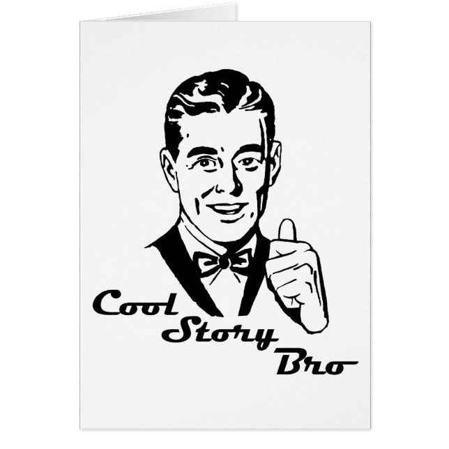 Coole Geschichte Bro Vintages Retro (Vorne)
