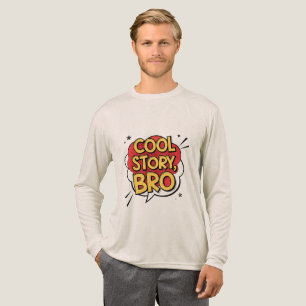Coole Geschichte, Bruder Retro-Comic-Style-Typogra Tri-Blend Shirt