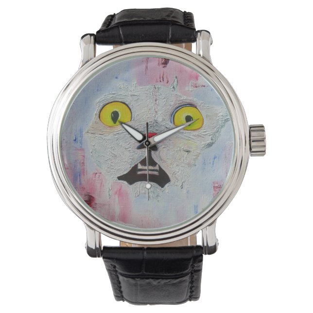 Coole Gesichtshaut! Armbanduhr (Vorderseite)