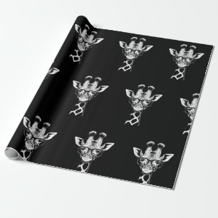Coole Giraffe Grafik Casual Sommer Lustig Süß Anim Geschenkpapier