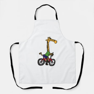 Coole Giraffe Reitrad Schürze