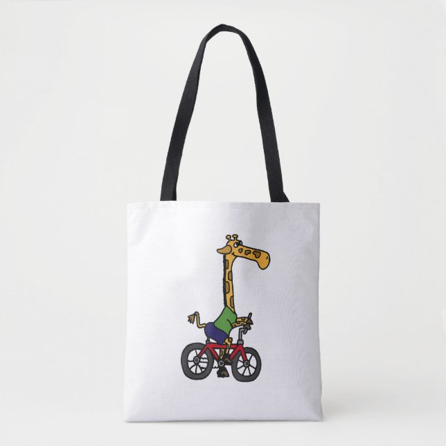 Coole Giraffe Reitrad Tasche (Vorderseite)