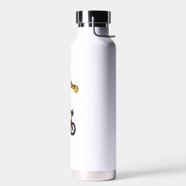 Coole Giraffe Reitrad Trinkflasche (Links)