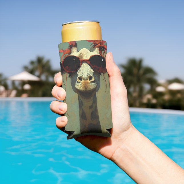 Coole Giraffe Selters Dosenkühler (In Situ Pool)