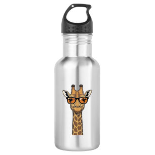 Coole Giraffe Sonnenbrille Vintage Gravur Shirt De Edelstahlflasche