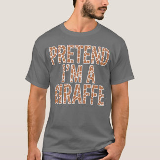 Coole Giraffen-Kunst für Männer Frauen Kinder Klei T-Shirt