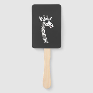 Coole Giraffen-Kunst für Männer Frauen Kinder Tier Fächer