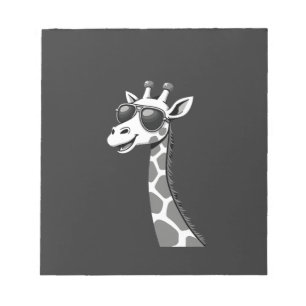 Coole Giraffen-Kunst für Männer Frauen Kinder Tier Notizblock