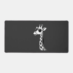 Coole Giraffen-Kunst für Männer Frauen Kinder Tier Schreibtischunterlage