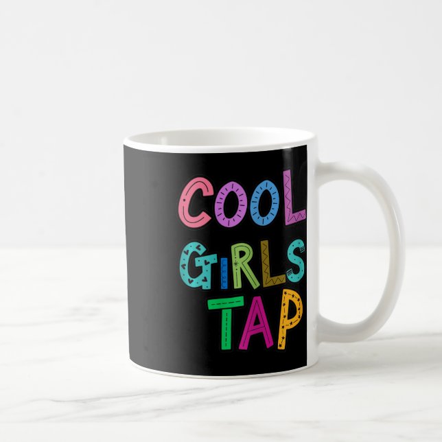 Coole Girls Stich Tanz Lover Dancing Girls Girls Kaffeetasse (Rechts)