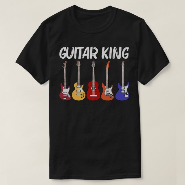 Coole Gitarre für Männer Vater Gitarre Player Elec T-Shirt (Design vorne)