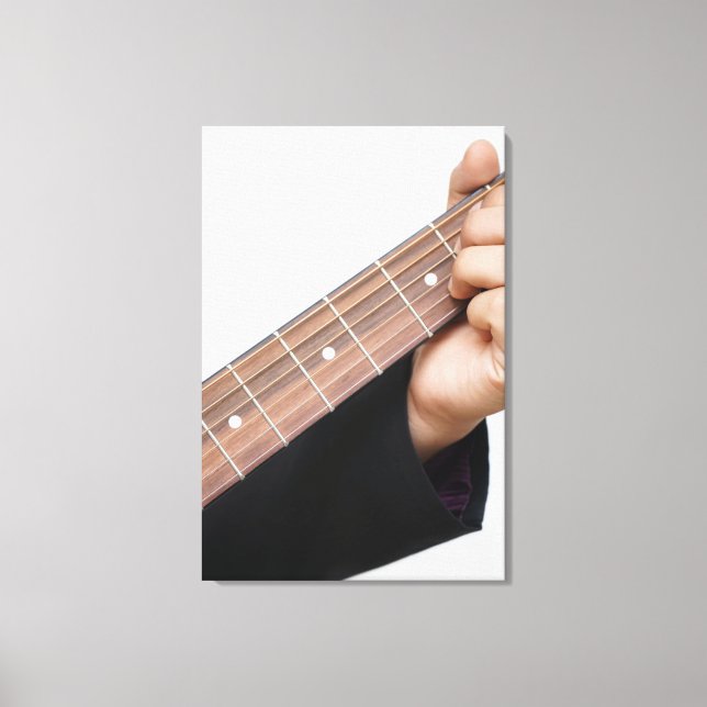 Coole Gitarre Leinwanddruck (Vorderseite)