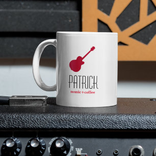 coole Gitarre personalisiert Tasse