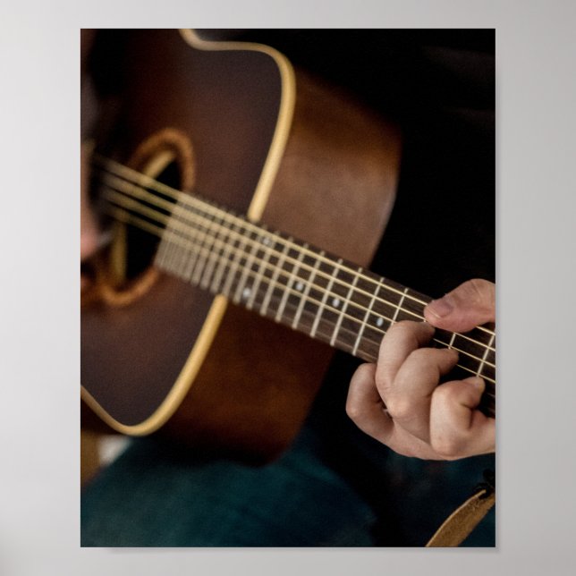 Coole Gitarre Poster (Vorne)