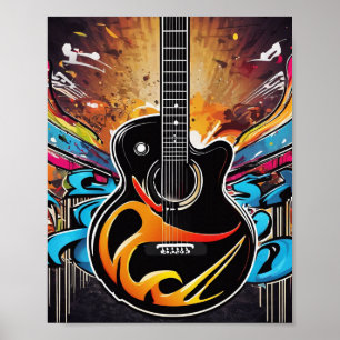 Coole Gitarre Poster