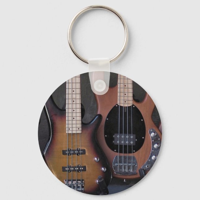 Coole Gitarre Schlüsselanhänger (Vorderseite)