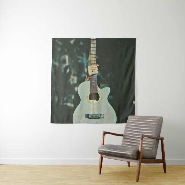 Coole Gitarrengeschenke Wandteppich (Beispiel)