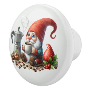 Coole Gnome-Kaffee-Bar Keramikknauf