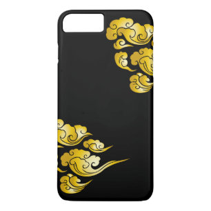 Coole Goldwolke kopiert schwarze iPhone 7 Plusfall Case-Mate iPhone Hülle