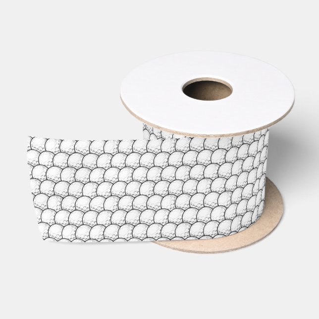 Coole Golfballsportart Satinband (Spule)