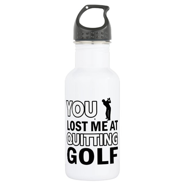 Coole Golfentwürfe Trinkflasche (Vorderseite)