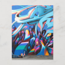 Coole Graffiti-Mauer