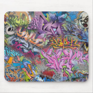 Coole Graffiti-Straßen-Kunst abstrakt Mousepad