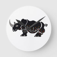 Coole grafische RHINOCEROS - Afrika - Erhaltung