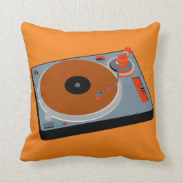 Coole grafische Turntable Nr. 3 Kissen