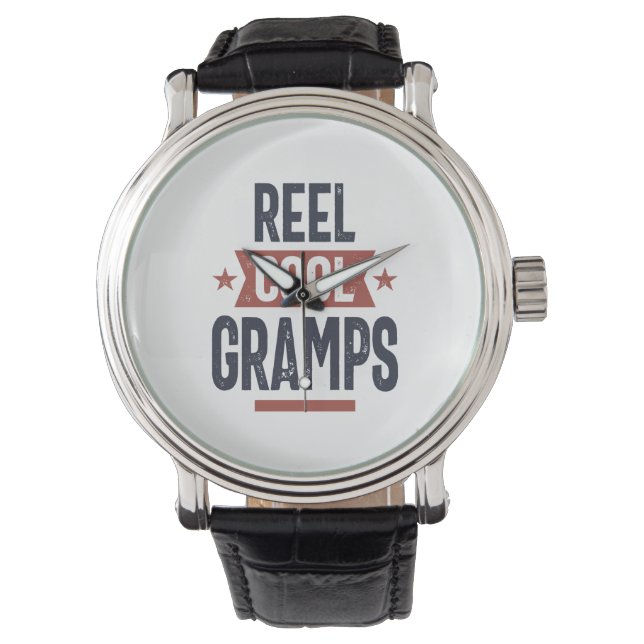 Coole Grampen abziehen | Father Grandpa-Geschenk Armbanduhr (Vorderseite)